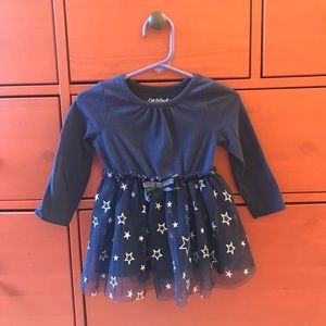 Cat & Jack Tutu dress with stars - Navy